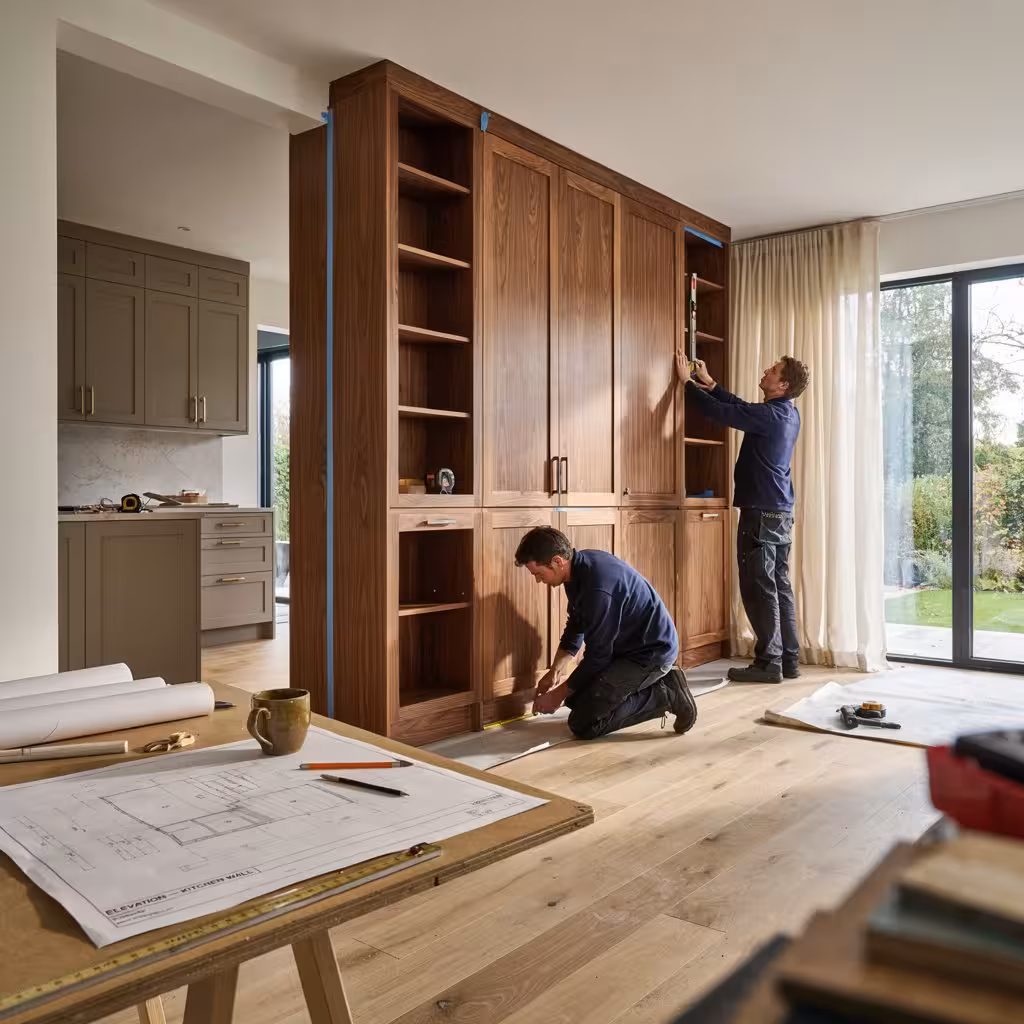 Millwork vs cabinetry in a modern home renovation project