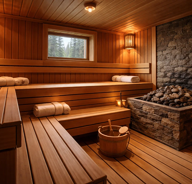 Custom saunas Maryland for modern homes